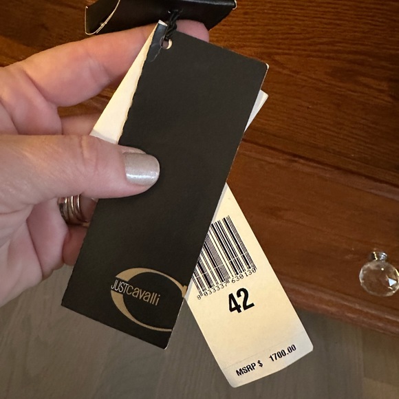 Just Cavalli NWT Brown Zip-up Leather Overcoat/Jacket Pelle - SZ 42 - Picture 2 of 14